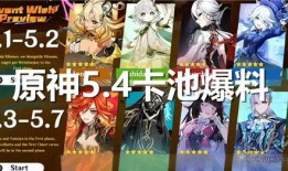 原神4.6卡池最新爆料,新角色与限定武器即将登场！